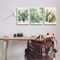 Stupell Industries Tropical Parrots in Jungle 3 pc Canvas Wall Art Set Design by LSR Design Studio